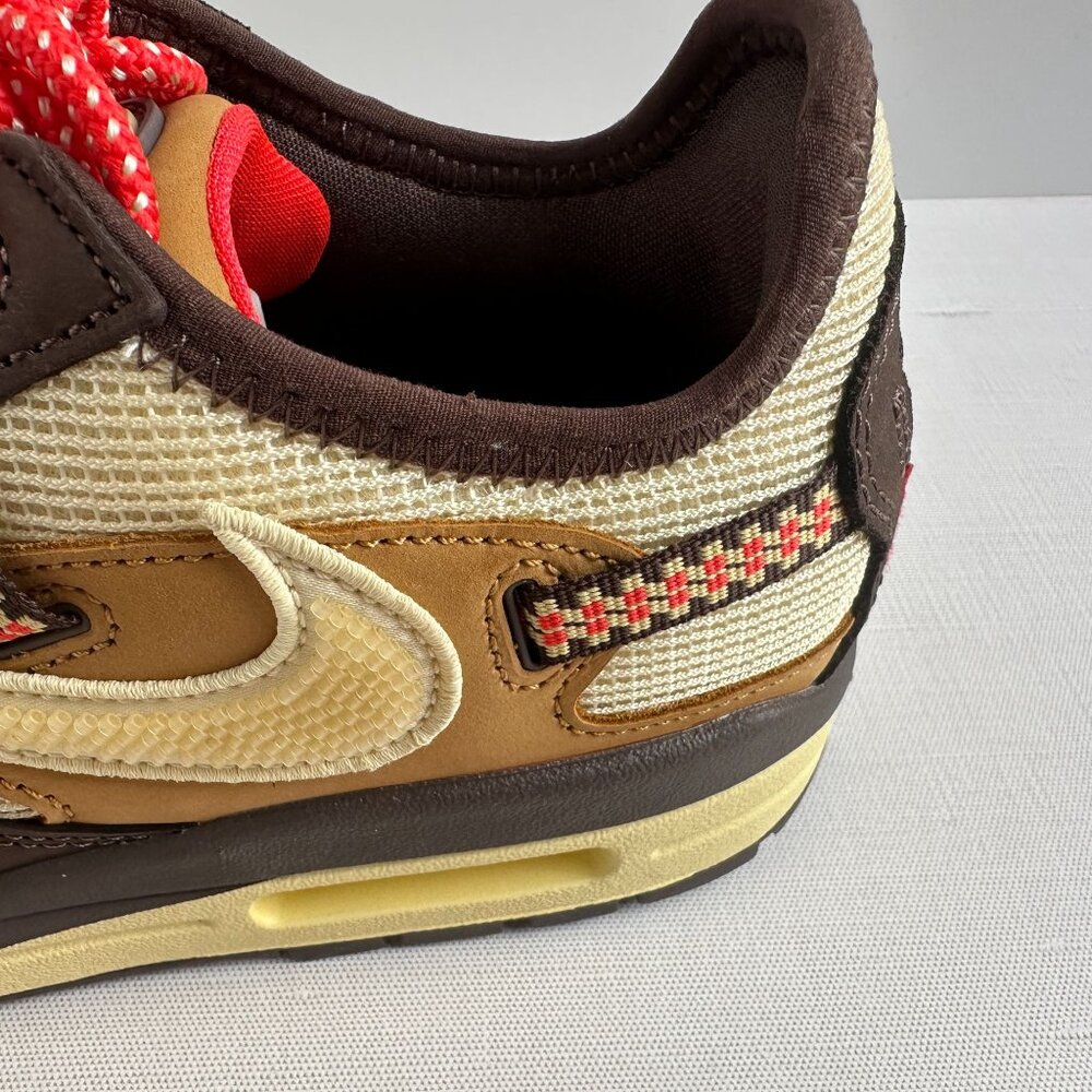 Nike Air Max 1 Travis Scott Cactus Jack Baroque Brown US Mens 5.5, Womens Size 7 - Picture 4 of 16